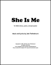 She Is Me SSAA choral sheet music cover